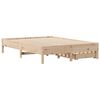 vidaXL Cadre de lit sans matelas 120x190 cm bois de pin massif