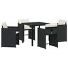 vidaXL Ensemble de salle &agrave; manger pour jardin 5 pcs Gris clair