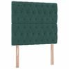 vidaXL Lit avec rangement et matelas Vert fonc&eacute; 90 x 200 cm Velours