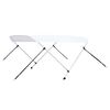 vidaXL Auvent bimini &agrave; 2 arceaux Blanc 180x130x110 cm