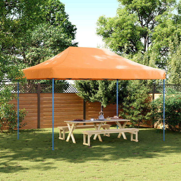 vidaXL Tente de f&ecirc;te Orange 279 x 410 x 315 cm Tissu Oxford