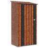 vidaXL Cabanons de jardin Marron 103 x 74 x 200 cm M&eacute;tал