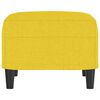 vidaXL Repose-pied Jaune clair 60x50x41 cm Tissu