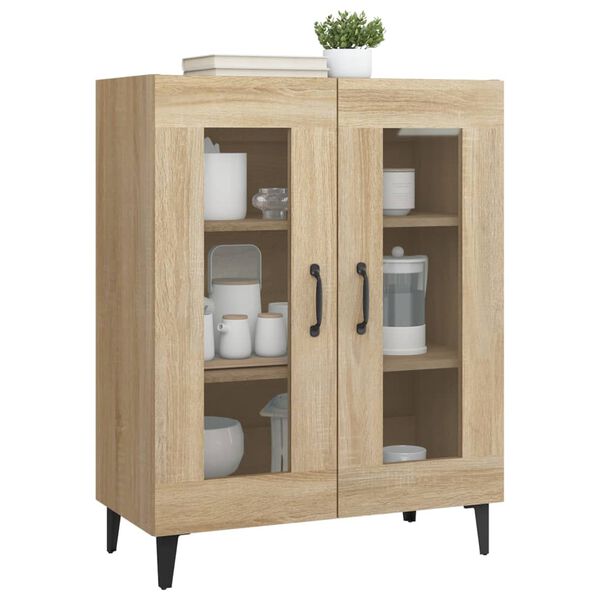 vidaXL Buffet chêne sonoma 69,5x34x90 cm bois d'ingénierie