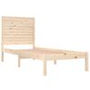 vidaXL Cadre de lit sans matelas 90x190 cm bois massif