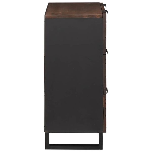 vidaXL Buffet Marron 60 x 33.5 x 75 cm Bois de manguier massif