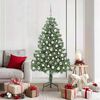 vidaXL Sapin de No&euml;l avec 300 LED avec support Vert 180 cm PVC