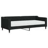 vidaXL Lit de jour avec matelas noir 80x200 cm tissu