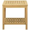 vidaXL Table d'appoint Huile Naturelle 45 x 45 x 45 cm