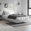 vidaXL Cadre de lit sans matelas gris b&eacute;ton 100x200 cm