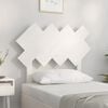 vidaXL Tête de lit Blanc 92x3x81 cm Bois massif de pin