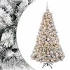 vidaXL Sapin de No&euml;l artificiel avec boules 180 cm 300 LED Blanc chaud