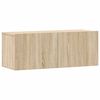vidaXL Ensemble de meubles TV 3 pcs Chêne sonoma Bois d'ingénierie