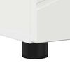 vidaXL Cabinet de salle de bain avec stockage Blanc 30 x 35 x 192 cm