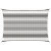 vidaXL Voile d'ombre Gris clair et blanc 3,5 x 4,5 m HDPE