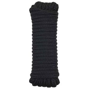 vidaXL Corde de bateau 10 mm 6 m Noir Polyester