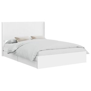 vidaXL Cadre de lit avec rangement et t&ecirc;te de lit 2 pc