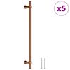 vidaXL Poign&eacute;es d'armoire 5 pcs bronze 224 mm acier inoxydable