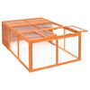vidaXL Cage pour animaux de jardin 150x100x50 cm Bois de sapin massif