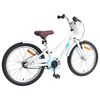 vidaXL V&eacute;lo pour Enfants 18 Pouces pour les enfants de 5 &agrave; 7 ans Blanc
