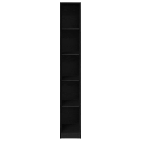 vidaXL Armoire Ch&ecirc;ne noir 30 x 50 x 200 cm Bois d'ing&eacute;nierie