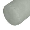 vidaXL Coussins d'accent 2 pcs Gris clair Ø 15 x 40 cm