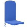 vidaXL Coussin de transat ensoleill&eacute; GEMERT 100 % polyester Bleu royal