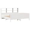 vidaXL Lit biblioth&egrave;que sans matelas blanc 180x200 cm bois pin massif