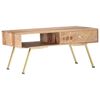 vidaXL Table basse 95x50x42 cm Bois massif