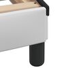 vidaXL Cadre de lit Viana sans matelas blanc et noir 80x200 cm similicuir