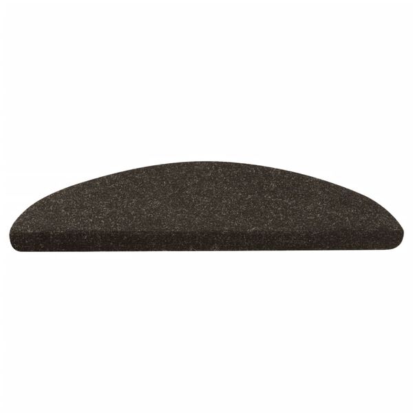 vidaXL Tapis d'escalier auto-adhésifs 10 pcs anthracite 56x17x3 cm