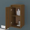 vidaXL Armoire murale Marron miel 30x30x60 cm Bois de pin massif