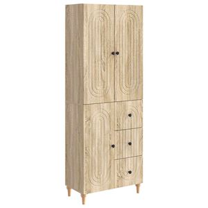 vidaXL Ensemble de Meubles 2 pc Ch&ecirc;ne Sonoma Bois d'ing&eacute;nierie