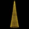 vidaXL Sapin de No&euml;l &agrave; LED 1534 LED blanc 500 cm