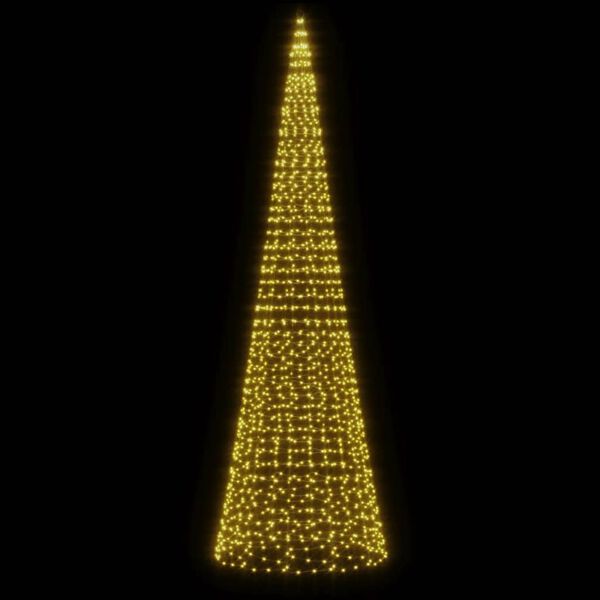 vidaXL Sapin de No&euml;l &agrave; LED 1534 LED blanc 500 cm