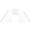 vidaXL Serre avec cadre en acier blanc 42 m&sup2; 14x3x2 m