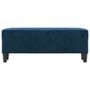 vidaXL Banc Bleu 100x35x41 cm Velours