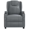 vidaXL Fauteuil inclinable Gris Similicuir