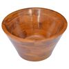 vidaXL Lavabo Bois de teck massif Φ40x20 cm