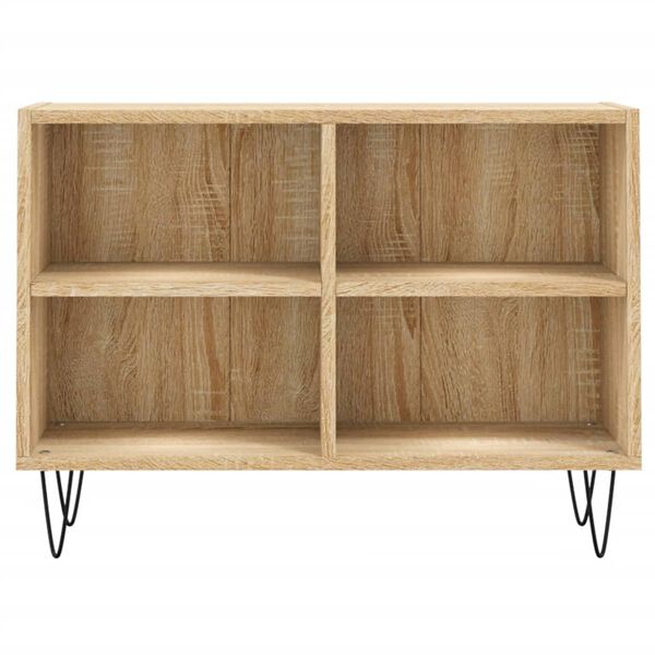 vidaXL Meuble TV chêne sonoma 69,5 x 30 x 50 cm bois d'ingénierie