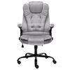 vidaXL Chaise de bureau Gris clair Velours