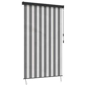 vidaXL Store enrouleur Anthracite et blanc 180 x 250 cm