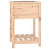 vidaXL Jardini&egrave;re avec &eacute;tag&egrave;re 54x54x81 cm Bois massif de pin