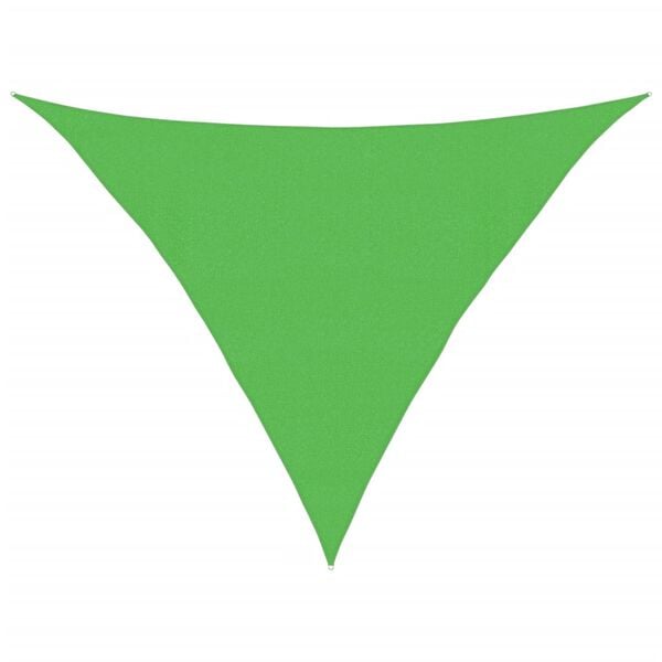 vidaXL Voile d'ombrage 160 g/m&sup2; Vert clair 4x4x5,8 m PEHD