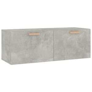 vidaXL Armoire murale Gris b&eacute;ton 100x36,5x35 cm Bois d'ing&eacute;nierie
