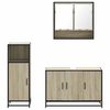 vidaXL Ensemble de meubles de salle de bain 3 pcs ch&ecirc;ne sonoma