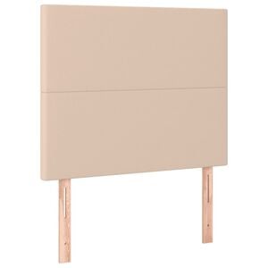 vidaXL T&ecirc;te de lit Cappuccino 90x5x118/128 cm Similicuir