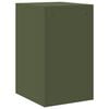 vidaXL Cabinet de Dossier avec tiroir Vert olive 44 x 50 x 106.5 cm
