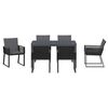 vidaXL Ensemble de salle &agrave; manger pour jardin 7 pcs Anthracite