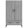 vidaXL Buffet Sonoma gris 70x31x115 cm Bois d'ingénierie